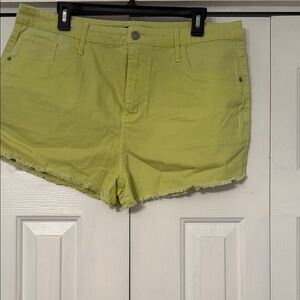 Wild Fable Neon Green Jean Shorts